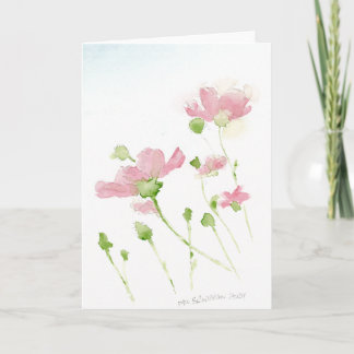 Flowers Holiday Card
