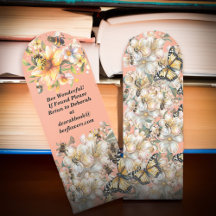 Flowers Honey Bees Yellow Floral Return Book