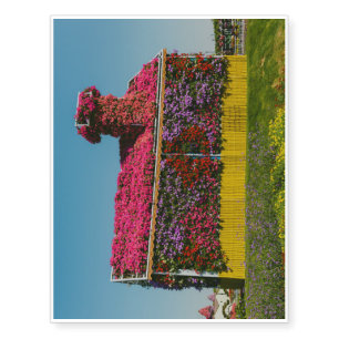 Flowers house in Dubai Miracle Garden Temporary Tattoos