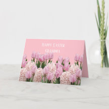 Flowers Hyacinth and Tulips Personalized 