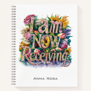 *~* Flowers I AM NOW RECEIVING AP85 20 Manifesting Notebook