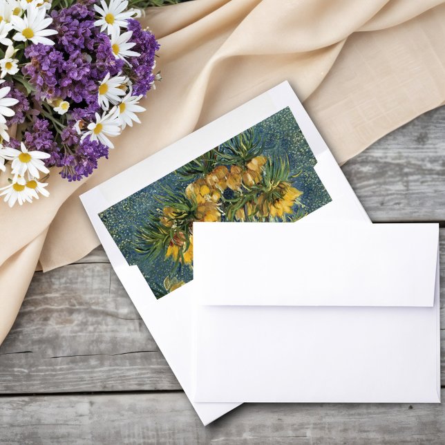 Flowers in a Copper Vase, Van Gogh Fine Art Envelope Liner (Creator Uploaded)