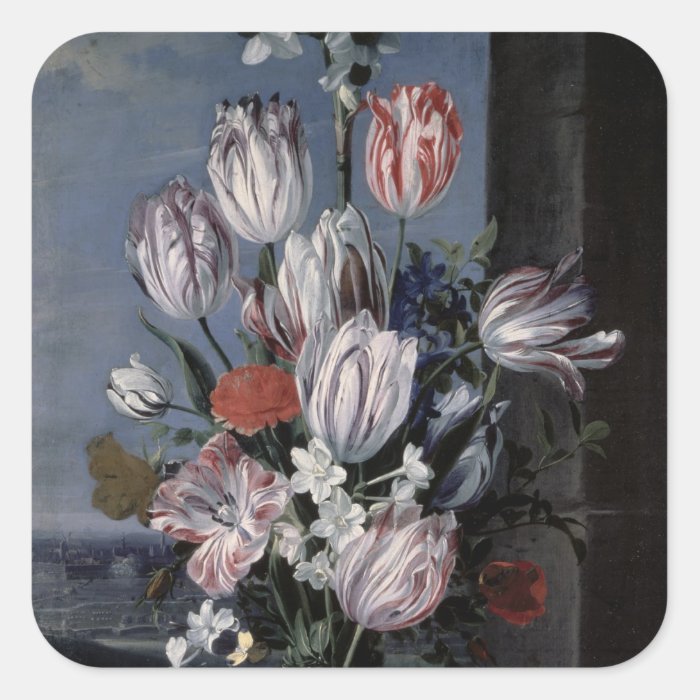 Flowers in a Crystal Vase, 1652 Sticker