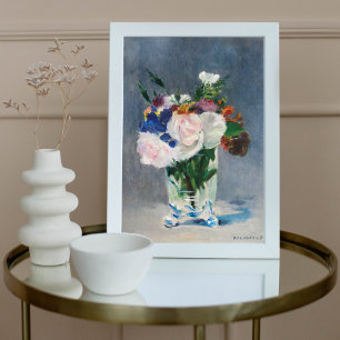 Flowers in a Crystal Vase by Edouard Manet Acrylic Print
