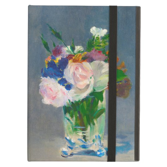 Flowers In A Crystal Vase By Manet Ipad Case Zazzle Com