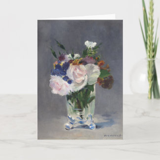 Flowers in a Crystal Vase | Édouard Manet Card