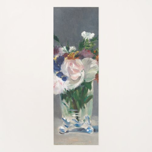 Flowers in a Crystal Vase Manet Impressionist Yoga Mat