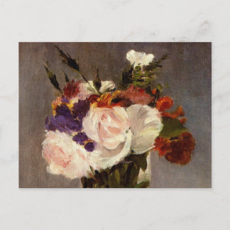 Flowers in a Crystal Vase - Postcard
