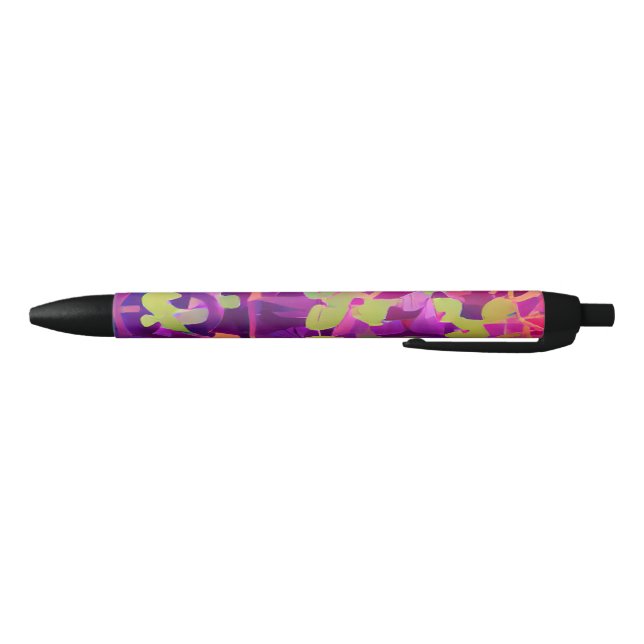 Flowers in a field colorful abstract digital art  pen (Bottom)