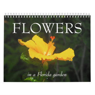 FLOWERS in a Florida garden... Calendar