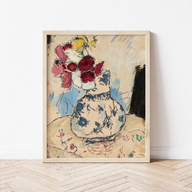 Flowers in a Flower Vase | Tadeusz Makowski Poster (Creator Uploaded)