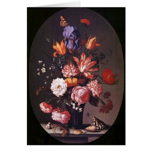 Flowers in a Glass Vase (Front)