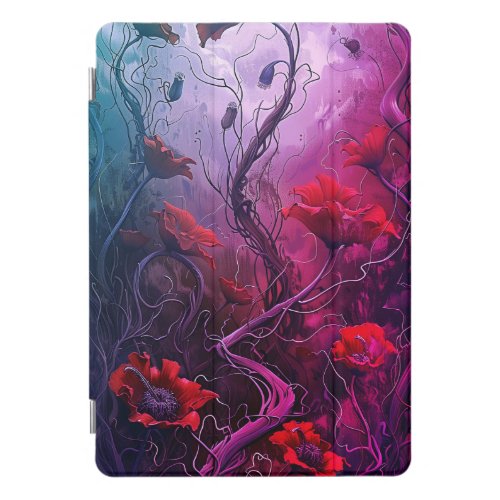 Flowers in a meadow _ Purple iPad Pro Cover