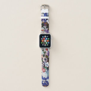 Flowers in a Rococo Vase, Paul Cezanne Apple Watch Band