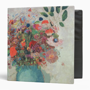 Flowers in a Turquoise Vase, c.1912 3 Ring Binder