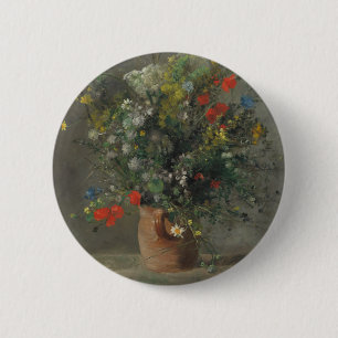 Flowers in a Vase, c.1866 Button