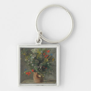 Flowers in a Vase, c.1866 Keychain