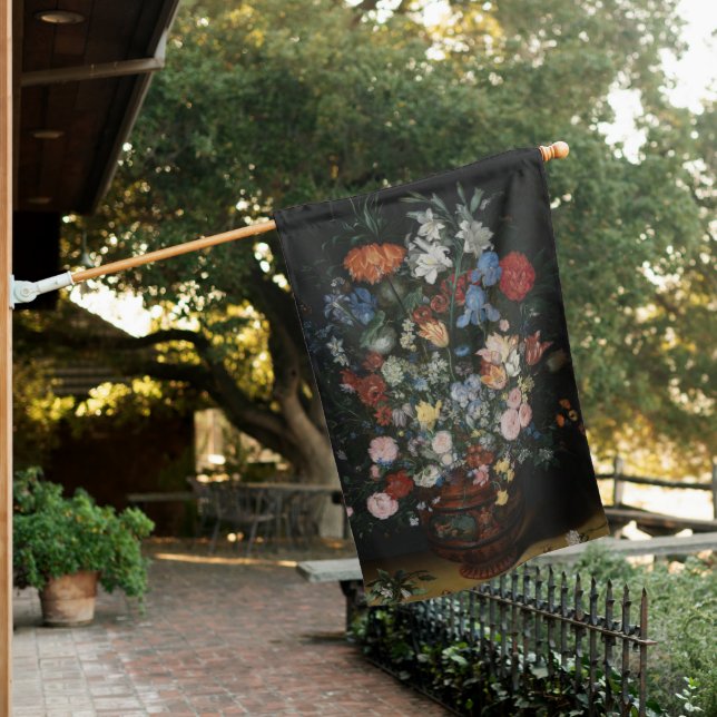 Flowers in a Vase - Jan Brueghel House Flag (In SItu)