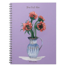 Flowers in a Vase Watercolor