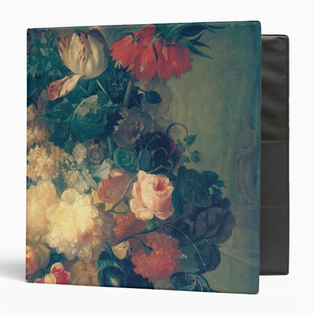 Flowers in a Vase with a Bird's Nest Binder (Front/Inside)