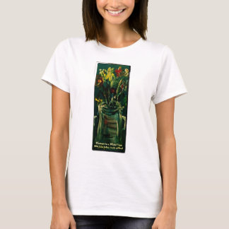 FLOWERS IN A WHITE VASE T-Shirt