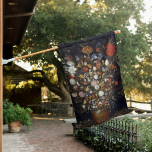 Flowers in a Wooden Vessel (by Jan Brueghel) House Flag