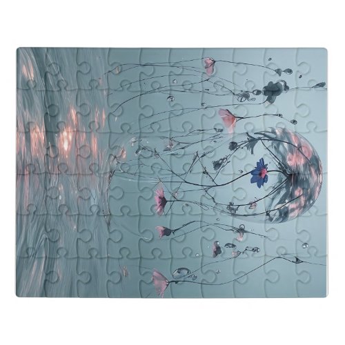 Flowers in Air Underwater Jigsaw Puzzle