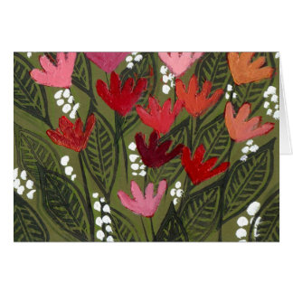 Flowers in an a dream field cards