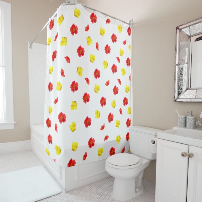 Flowers in Bloom Shower Curtain (In Situ)