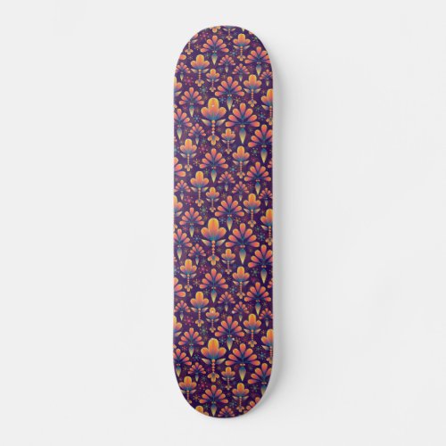 flowers in bloom skateboard