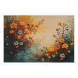 Flowers in Celebration Wood Wall Art