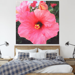 Flowers in Chania Crete,Greece Canvas Print
