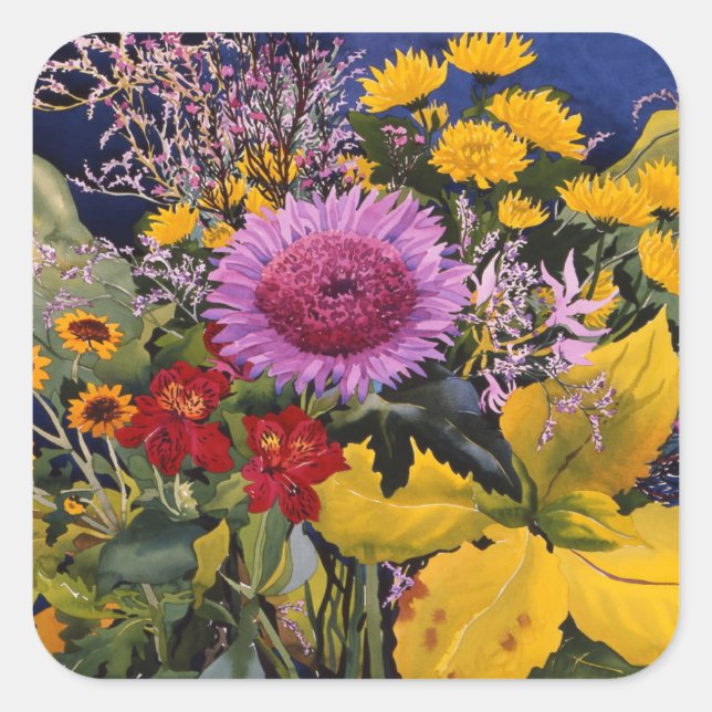 Flowers in December 2005 Square Sticker (Front)