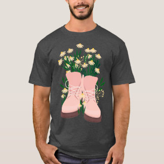 Flowers In Deep Shoes T-Shirt
