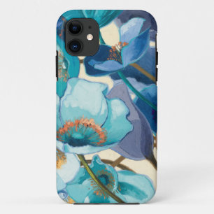 Flowers in Different Shades of Purple and Blue iPhone 11 Case