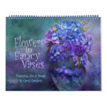 Flowers In Fancy Vases Art Calendar