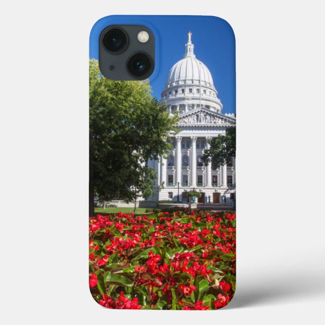 Flowers In Front Of State Capitol Building Case-Mate iPhone Case (Back)
