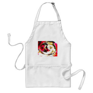 Flowers in glass adult apron