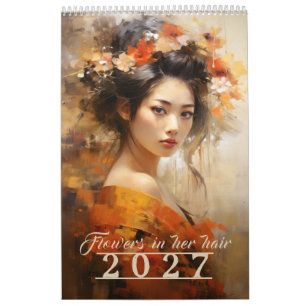 Flowers in Her Hair 2026 Calendar