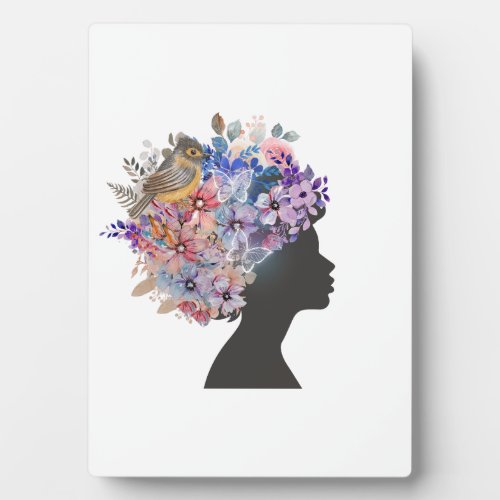 Flowers In Her Hair Plaque