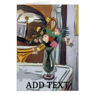 Flowers in Hurricane Glass Cards