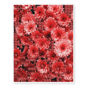 flowers in itself temporary tattoos