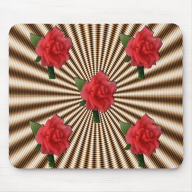 Flowers in my basket... mouse pad (Front)