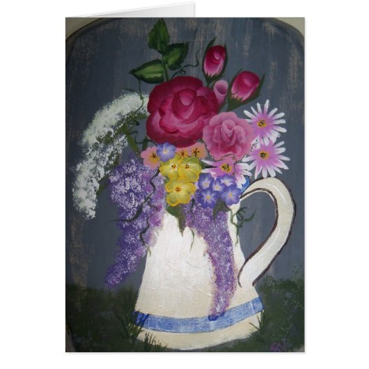 "Flowers in Pitcher" Cards (Front)