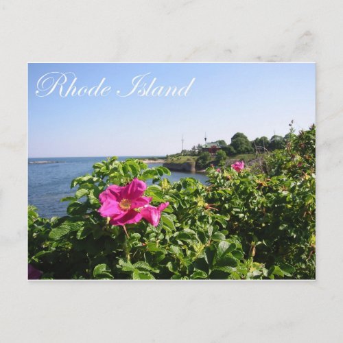 Flowers in Rhode Island Postcard