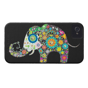Flowers In Shape Of An Elephant Case-Mate iPhone 4 Case