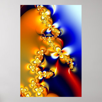 Flowers in spring poster