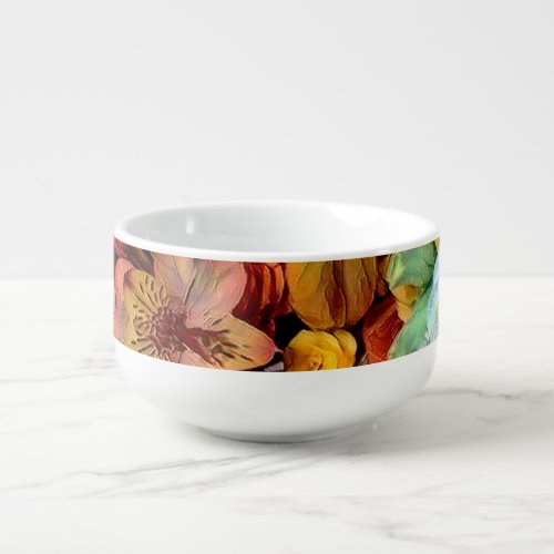 Flowers in Summer Day Soup Mug