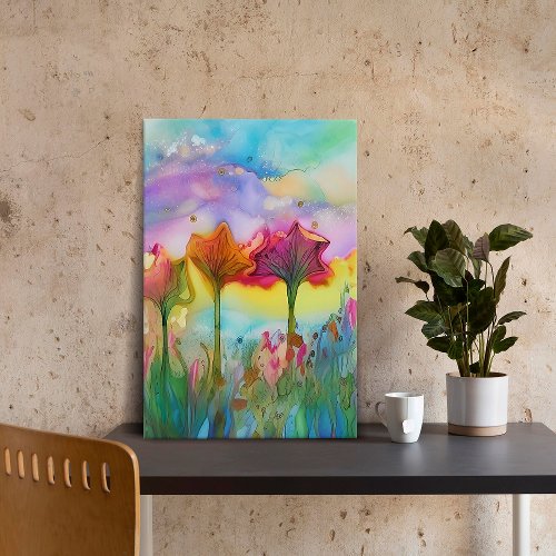 Flowers in the Field Canvas Print