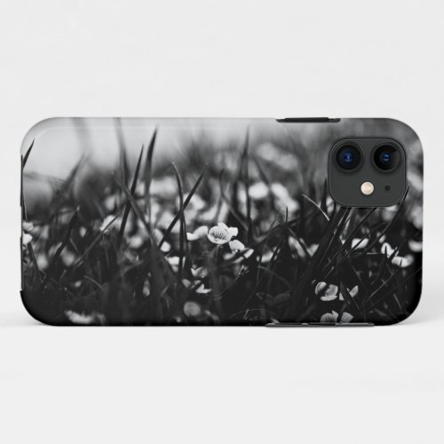 Flowers in the field in spring iPhone 11 case